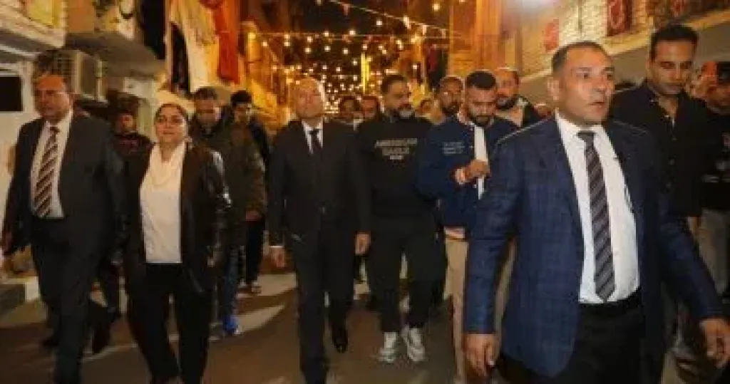 ​محافظ القاهرة يتفقد التجهيزات النهائية لأكبر مائدة إفطار رمضانى بالمطرية