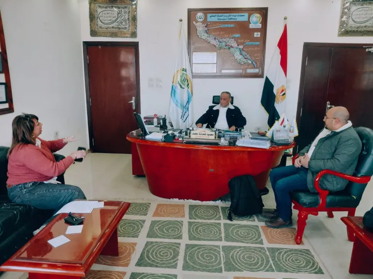 *اليونيسف بأسيوط: افتتاح معرض لإعادة التدوير وتفقد غرفة السيطرة والحديقه