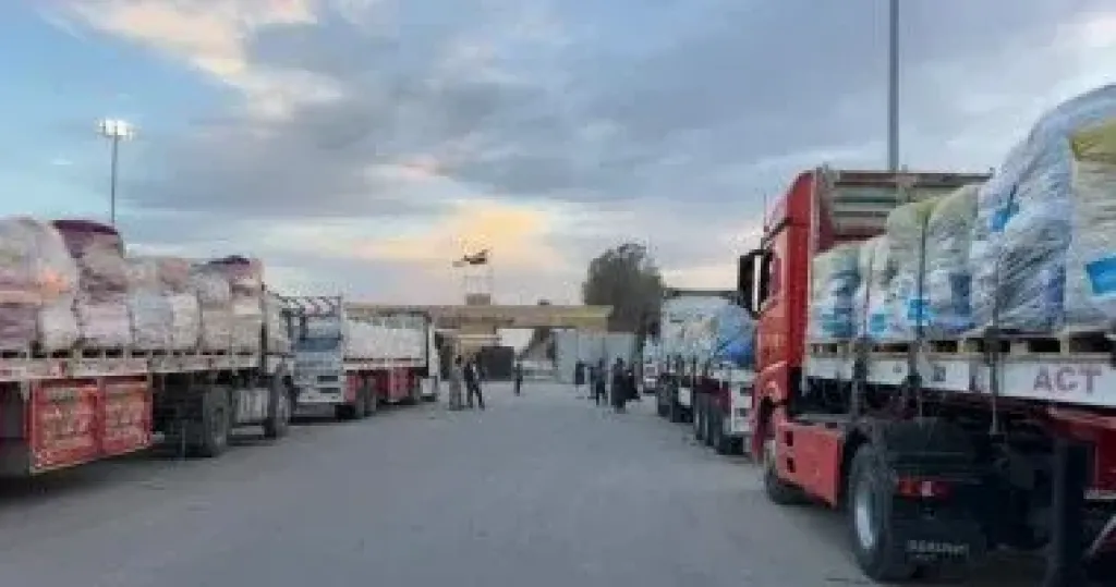 مد غزة بأكثر من 2,865 طن مساعدات غذائية وإغاثية وشتوية