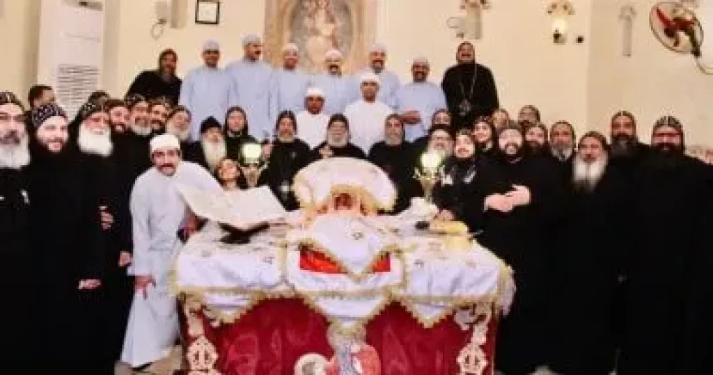 الكنيسة ترسم 5 رهبان جدد بدير الأنبا بيشوي بوادي النطرون