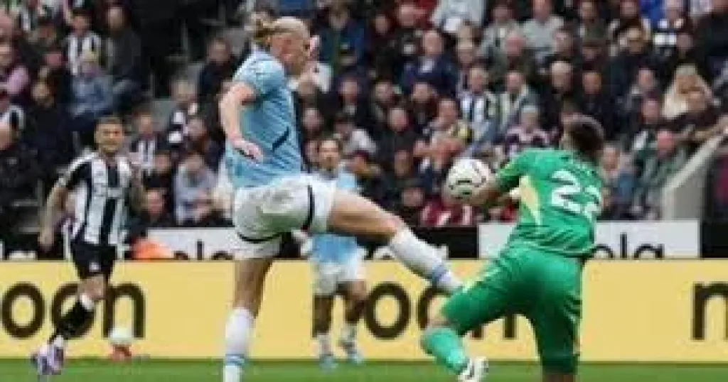 كأس الاتحاد الإنجليزي، مانشستر سيتي يتعادل 1/1 مع نيوكاسل في الشوط الأول