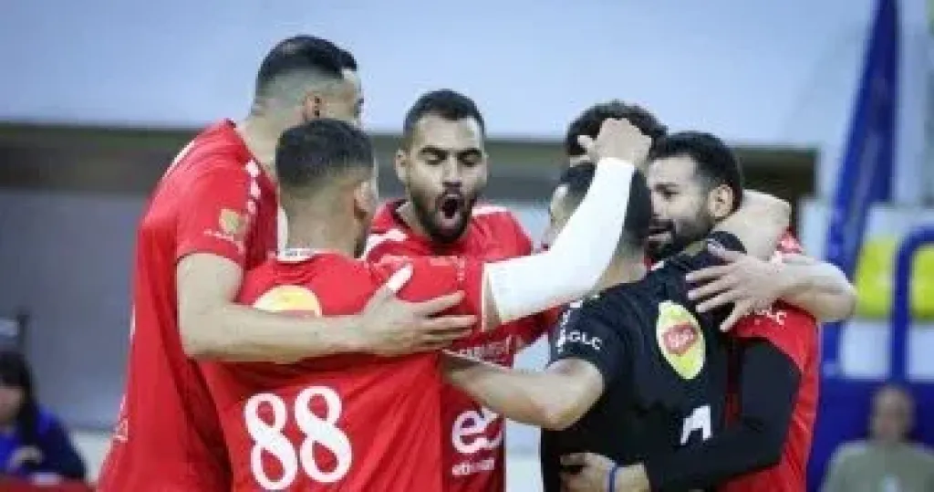 الأهلى يهزم الجزيرة فى الدور النهائى بدورى سوبر رجال الكرة الطائرة