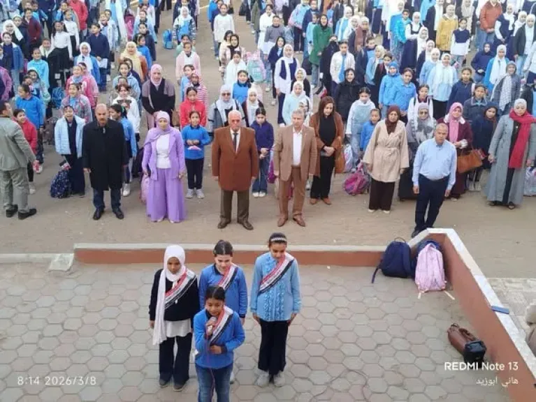 تعليم الشرقية رمضان  يفاجئ ادارتى كفر واولاد صقر ويزور8 مدارس