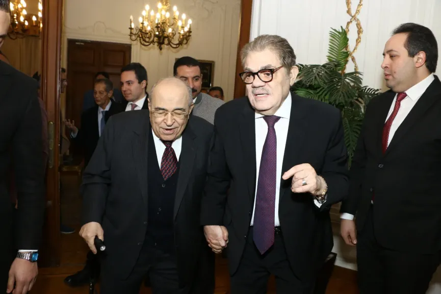 رئيس الوفد و”الفقى ” وعبدالغني ” يصلون إلى مقر الحزب لحضور إحياء يوم الشهيد وذكرى ١٩١٩