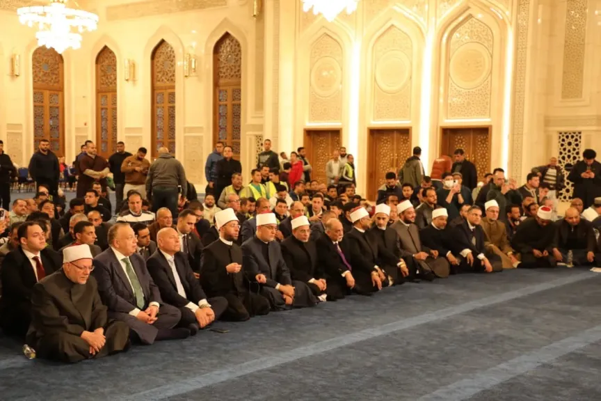 محافظ القاهرة يشهد احتفال وزارة الاوقاف بمناسبة ذكرى فتح مكة بمسجد العلى العظيم بألماظة