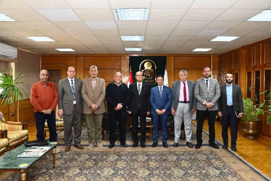 المنشاوي يتابع مع الهيئة العربية للتصنيع الموقف التنفيذي لمشروع المقر الجديد