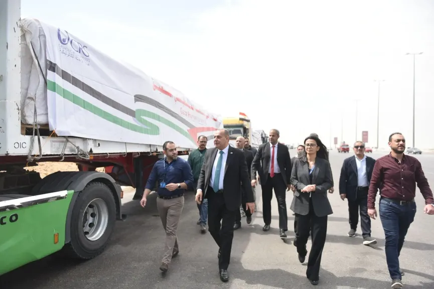 وزير التموين : إطلاق القافلة رقم (16) من المساعدات الإغاثية العاجلة إلى قطاع غزة بالتعاون مع هيئة الإغاثة الكاثوليكية