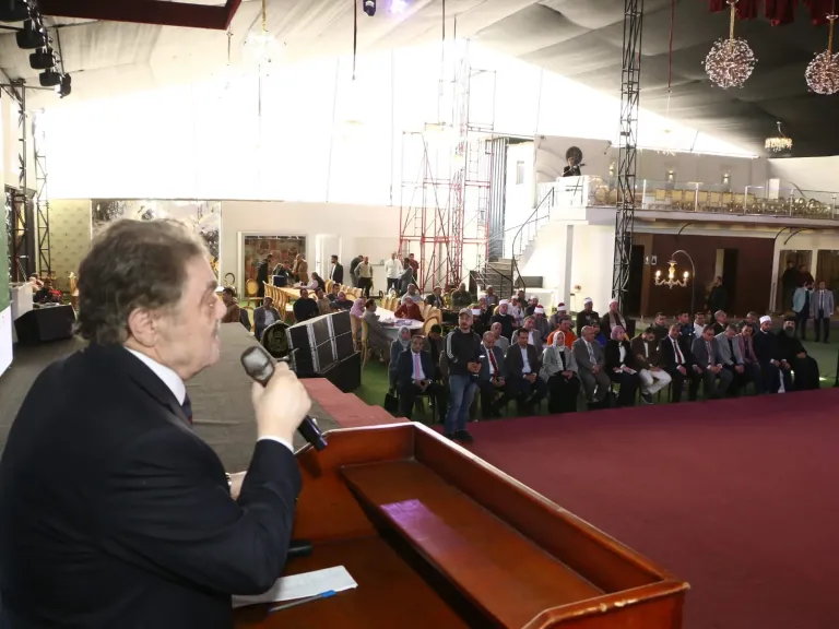 البدوي: العمل أساس بناء الدولة ومصر ستظل آمنة بوحدة شعبها وجيشها القوي