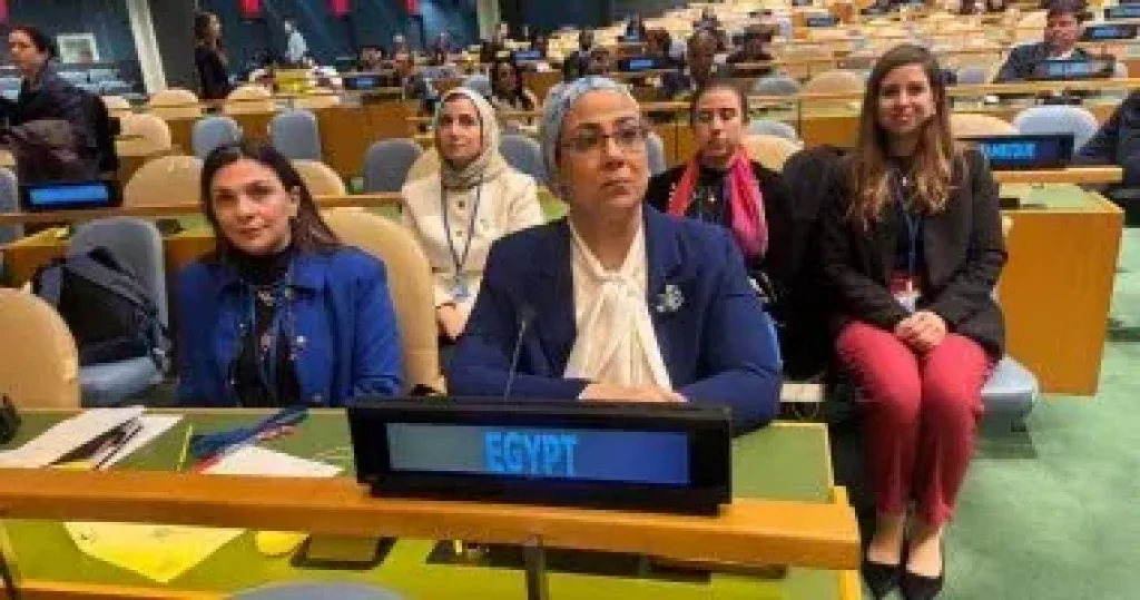أمل عمار تلقى كلمة مصر أمام CSW70 وتستعرض جهود الدولة فى حماية حقوق المرأة