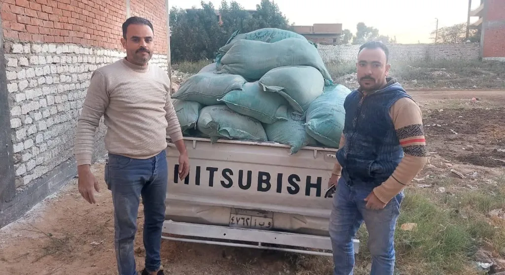 إحباط محاولة تهريب دقيق مدعم وضبط 28 شيكارة قبل بيعها بالسوق السوداء بسمسطا