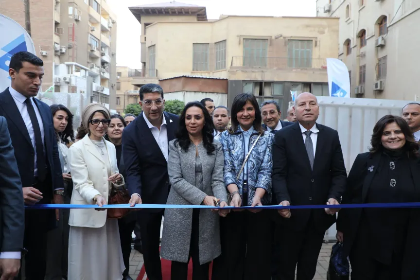 محافظ القاهرة ووزيرة التضامن الاجتماعي يشهدان افتتاح مقر مؤسسة راعى مصر بحى مصر الجديدة