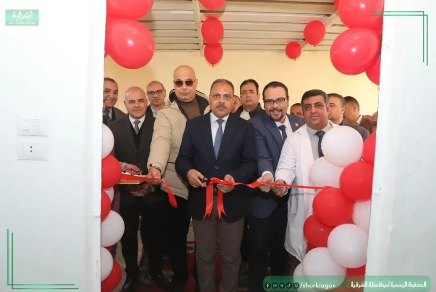 محافظ الشرقية وحدة أشعة مقطعية بمستشفى القرين المركزي بتكلفة تقديرية 14 مليون جنيهاً