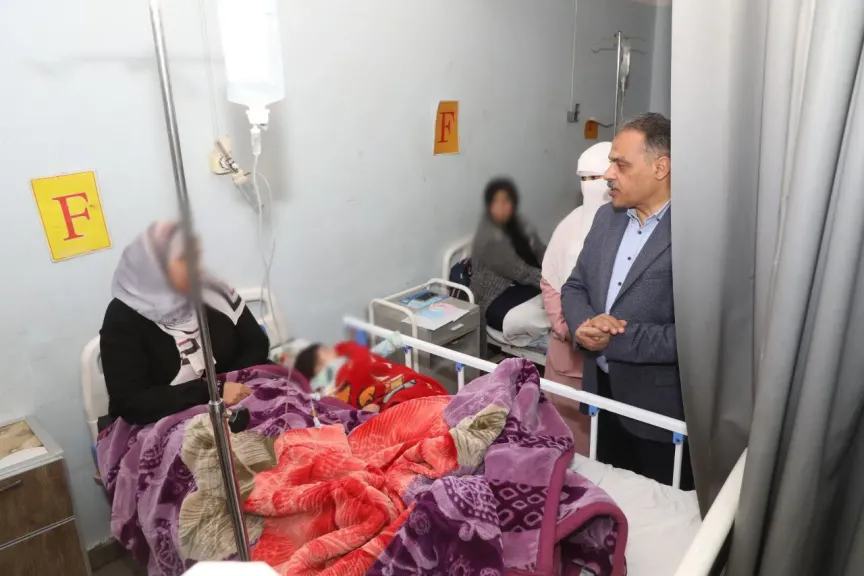 محافظ الشرقية يفاجئ مستشفى أبو كبيرلمتابعة الخدمات الطبية والعلاجية