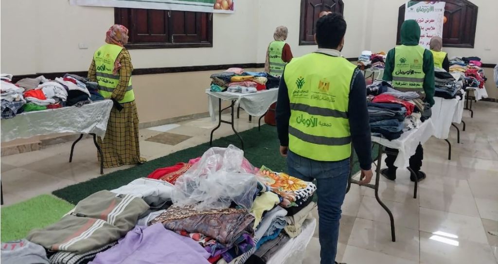 تضامن الشرقية: توزيع أحذية و ملابس بالمجان على 4,5 الف  من ابناء المحافظة