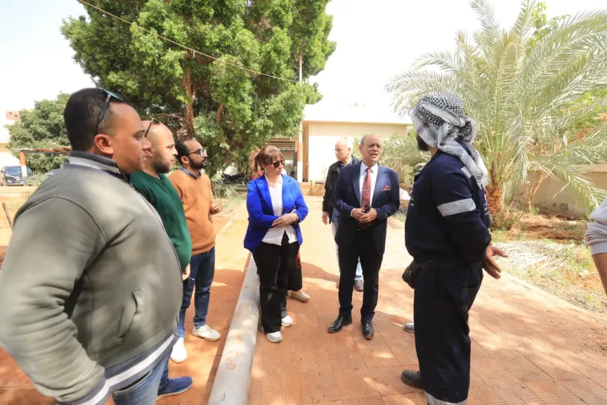*رئيس مياه أسيوط والوادي الجديد يتفقد السبط الغربية ويترأس اجتماعًا مع العاملين
