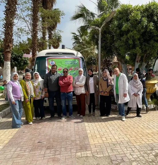 وكيل وزارة الصحة بأسيوط يتابع أعمال القافلة الطبية بحديقة الفردوس