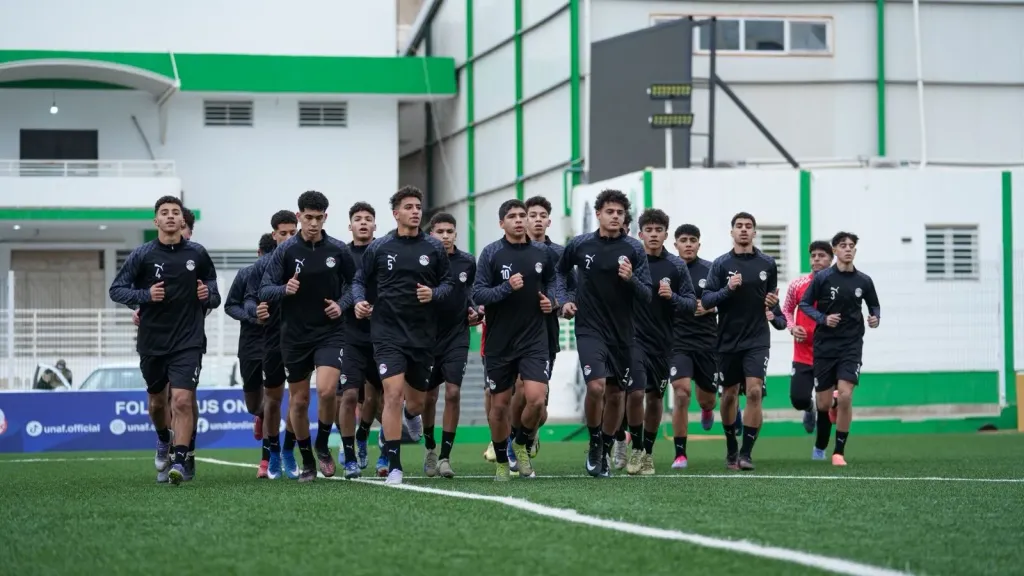 منتخب الناشئين يؤدي مرانه الأول في ليبيا.. وكشف طبي للاعبين