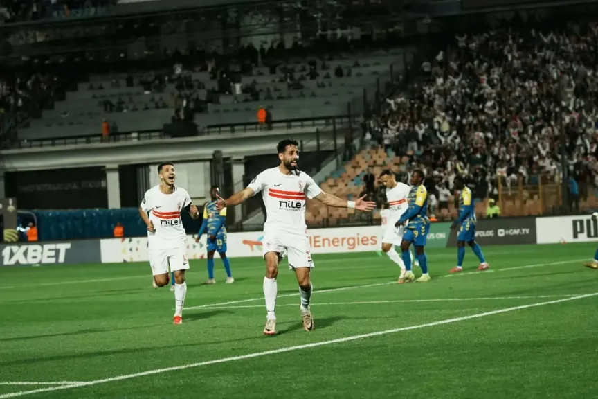 اوتوهو يسجل الهدف الأول في الزمالك وتصبح النتيجة 2-1 للأبيض