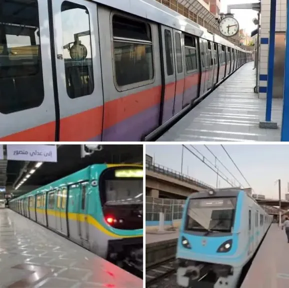 النقل تعلن مواعيد تشغيل الخطوط الثلاتة لمترو الأنفاق والقطار الكهربائي الخفيف LRT  بدءا من غد الثلاثاء