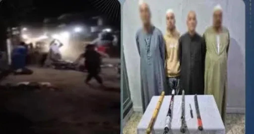 معركة الحدود والدم.. إصابة 7 أشخاص بمشاجرة شوارع بالسيوف والشوم