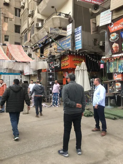 حى العجوزة يشن حملة مكبرة لضبط الأسواق ورفع الإشغالات بأرض اللواء.. صور