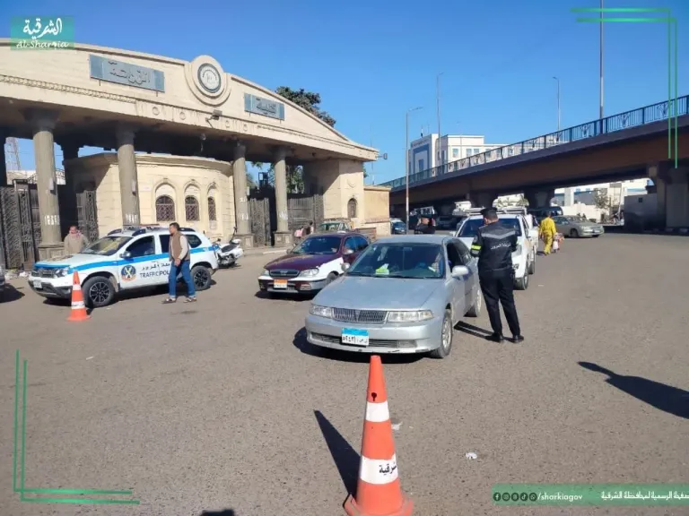 استمرار تواجد المرور بشوارع الشرقية