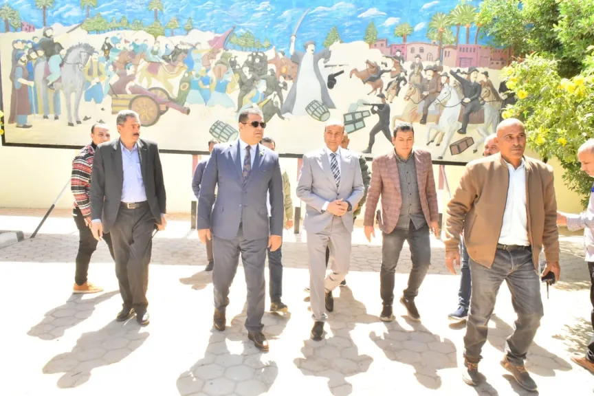 .. محافظ أسيوط يتفقد النصب التذكاري لشهداء بني عدي