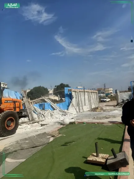 الأجهزة التنفيذية تنفذ إزالة فورية ل14 حالة تعدى بمحافظة الشرقية