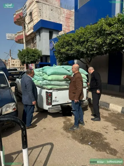تموين الشرقية يضبط   ٣.٥  طن دقيق قبل بيعه بالسوق السوداء