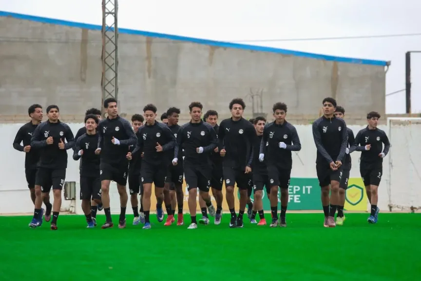 منتخب الناشئين يختتم استعداداته لمواجهة ليبيا تحت الأمطار
