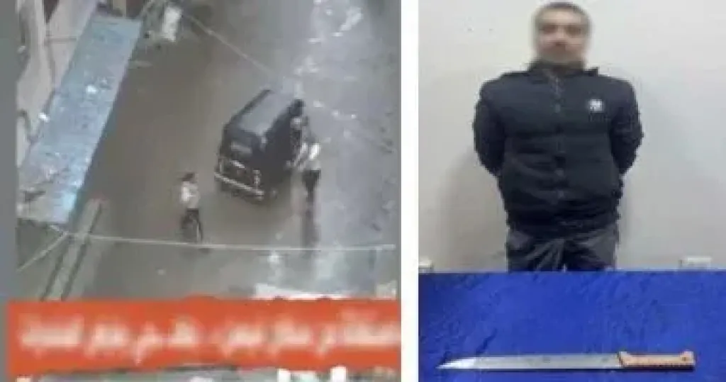 الداخلية تضبط مهتزاً نفسياً هاجم سائق توك توك بسلاح أبيض فى الجيزة