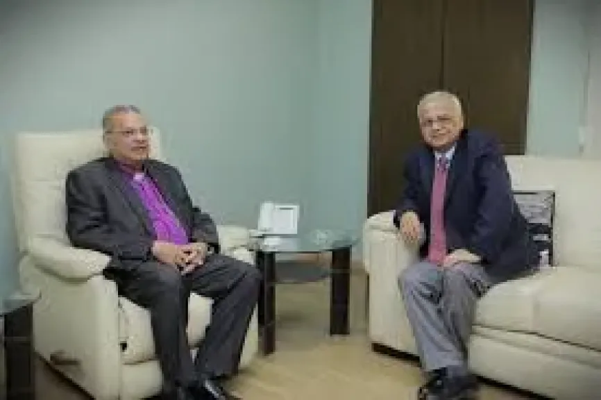 رئيس الطائفة الإنجيلية بمصر يستقبل رئيس الكنيسة المعمدانية فى الأردن