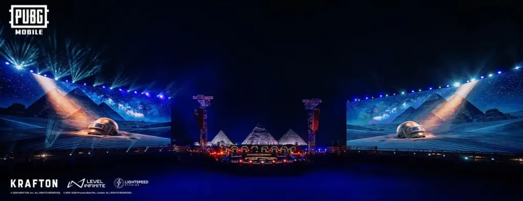 احتفالية عالمية عند أهرامات الجيزة: ببجي موبايل تطلق أكبر فعالية في تاريخها بمناسبة الذكرى الثامنة