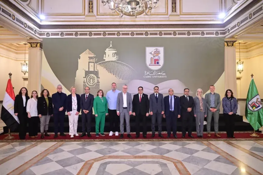 لقاء تشاوري بين جامعتي القاهرة وبرلين الحرة ينتهي بتوقيع مذكرة تفاهم للتعاون الأكاديمي والبحثي