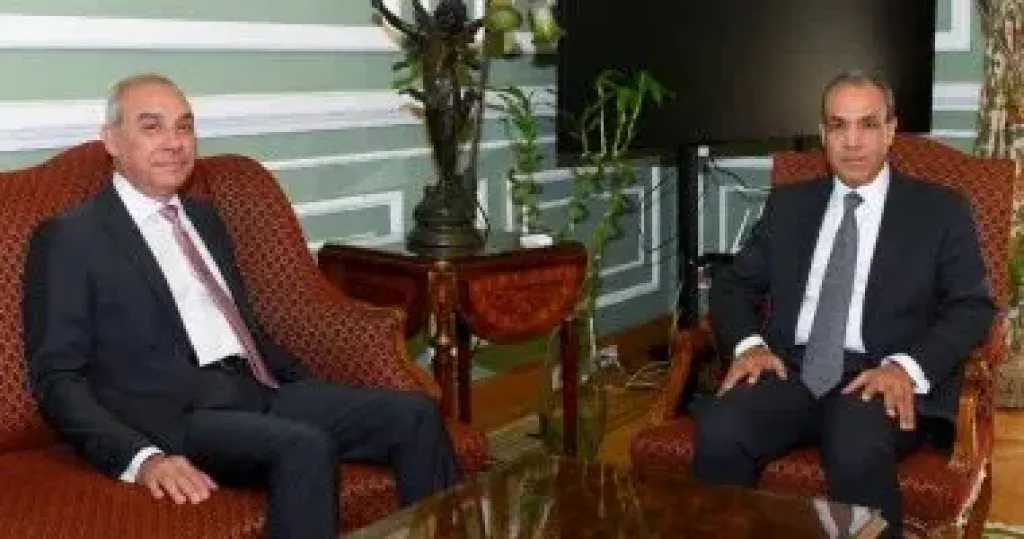 وزير الخارجية يلتقى رئيس مجلس إدارة الهيئة العامة للاستعلامات