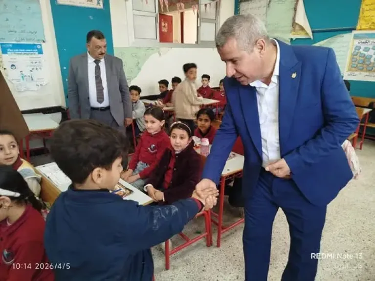 تعليم لشرقية:رمضان يفاجئ 7 مدارس بادارة ابوكبير التعليمية