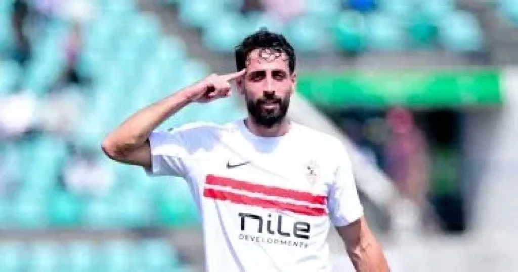 عدى الدباغ يسجل هدف التعادل للزمالك أمام المصرى بصناعة من بيزيرا