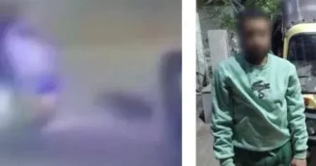 سقوط سائق توك توك دهس مُسنا وفر هاربا بالمحلة