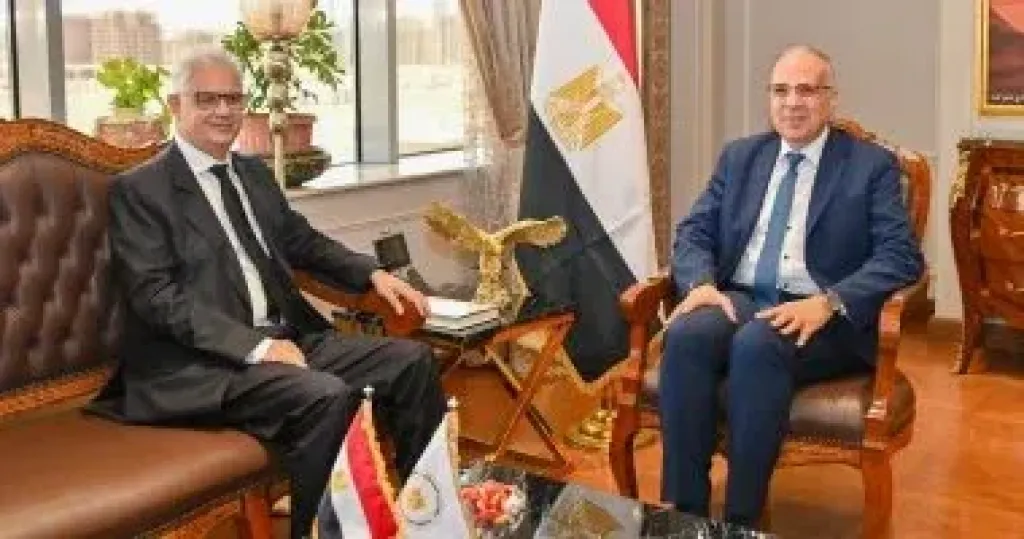 وزير الرى يلتقي نظيره المغربي لبحث سبل تعزيز العلاقات الثنائية