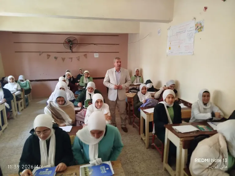 تعليم الشرقية :رمضان زار 7 مدارس بادارة كفر صقر اليوم