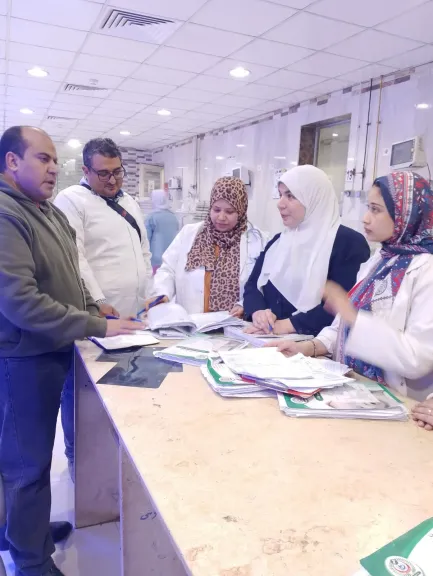 صحه الشرقيه:الرعاية الحرجة بالمديرية فى زيارة تفقدية لمستشفى فاقوس المركزي