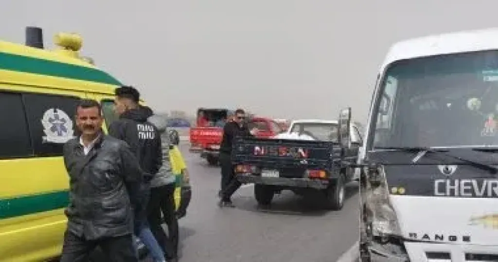 إصابة شخصين فى حادث سير بمركز رشيد بالبحيرة