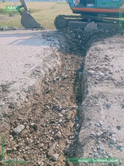 محافظ الشرقية :رفع كفاءة طريق الزهراء كفر أباظة بطول ٤ كم بالزقازيق