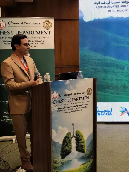 قيادات صحة أسيوط تشارك في فعاليات المؤتمر السادس لأمراض الصدر