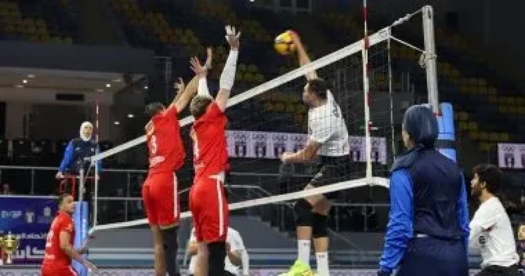 الأهلى مع الجزيرة وسموحة مع الزمالك في نصف نهائي كأس مصر لرجال الطائرة