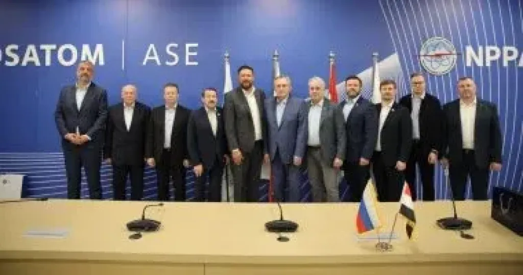 وفد لجنة الطاقة بالدوما الروسى يزور محطة الضبعة النووية