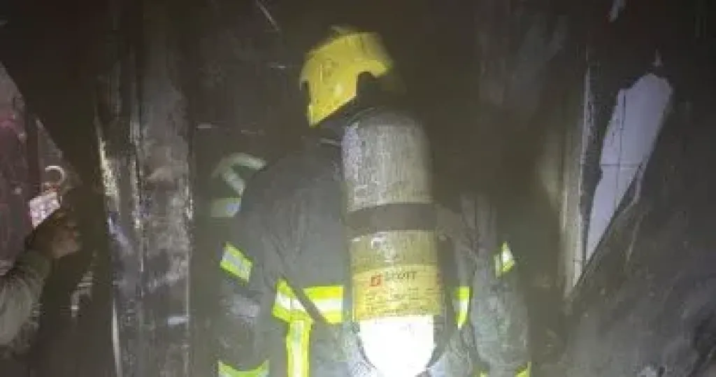 الحماية المدنية تسيطر على حريق شقة سكنية فى أسوان