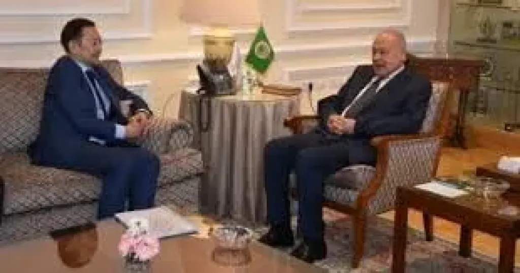 أبو الغيط يستقبل أمين عام مؤتمر التفاعل وإجراءات بناء الثقة فى آسيا