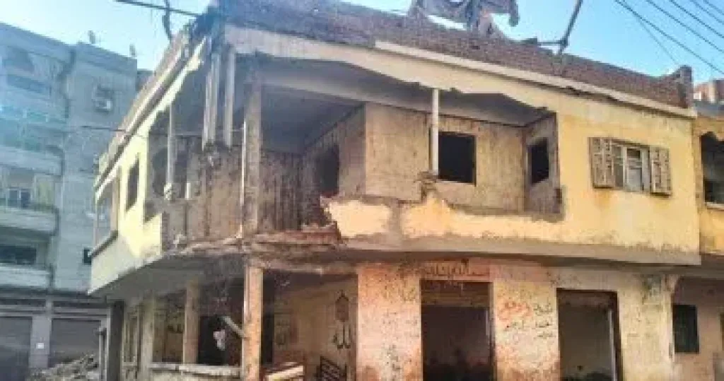 انهيار جزئى لمنزل فى الجمالية دون إصابات