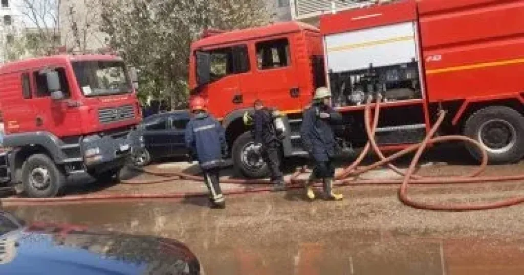 إخماد حريق داخل منزل فى الصف دون إصابات